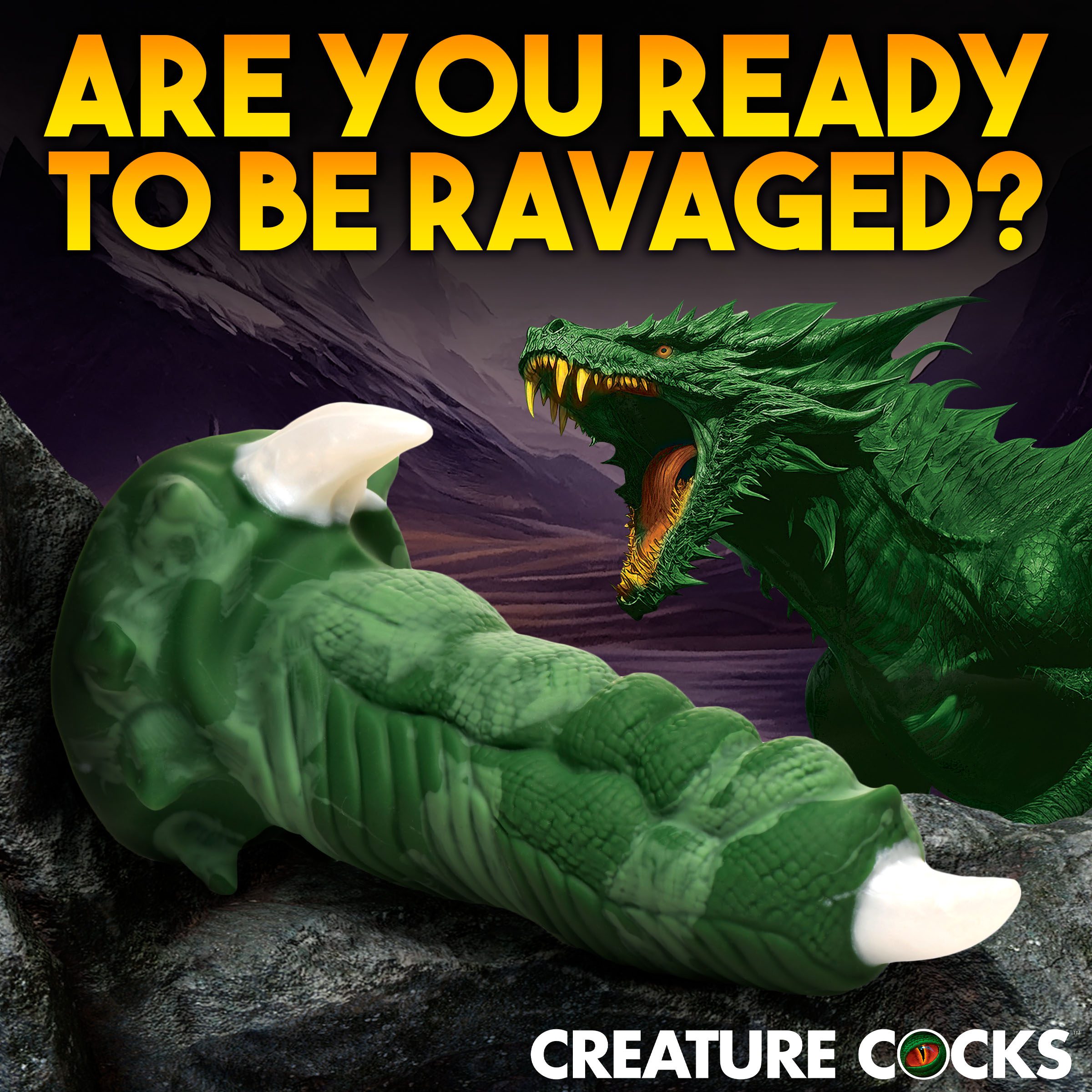 Large Dragon Claw Silicone Dildo - Image 3