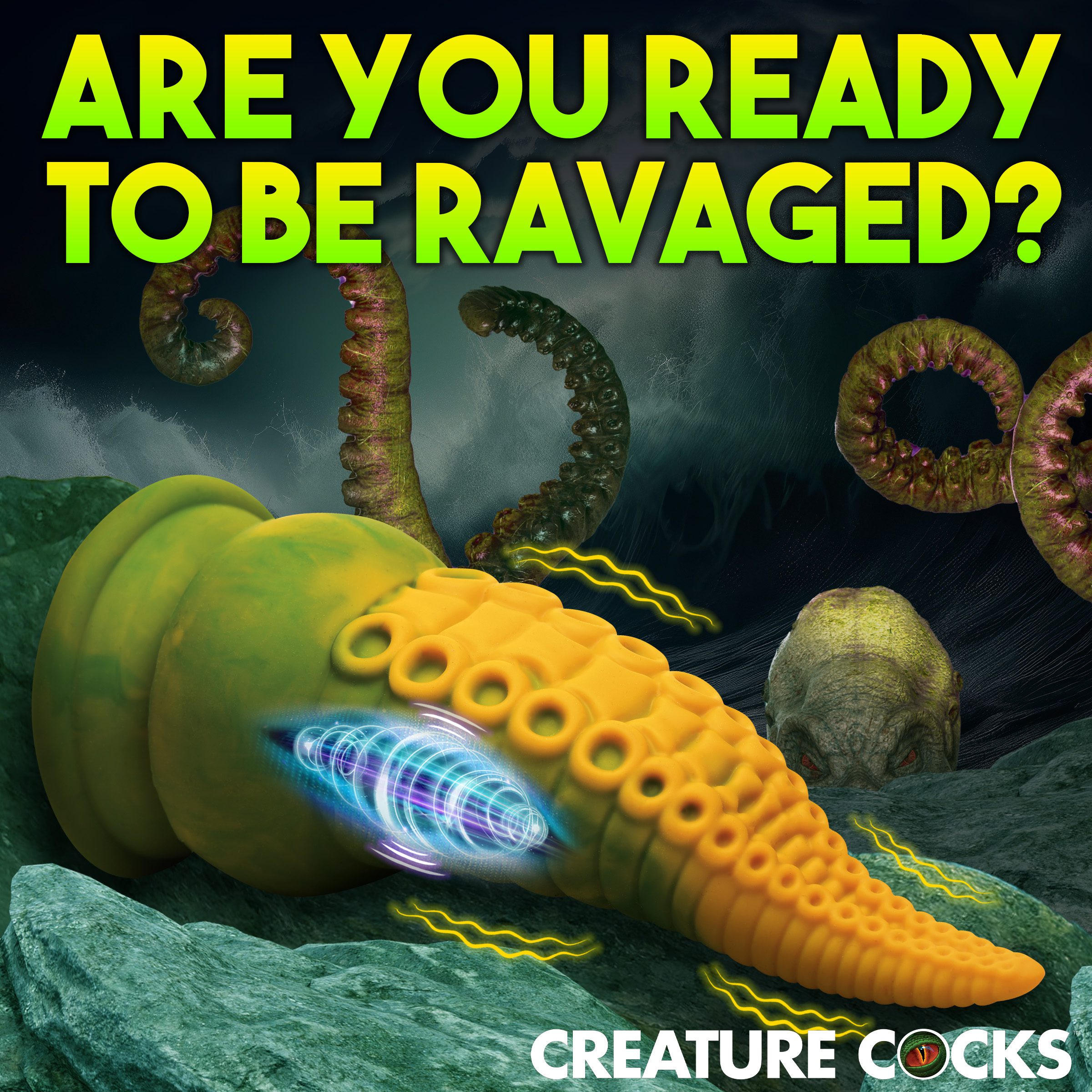 Monstropus 2.0 Vibrating Tentacle Silicone Dildo - Image 3