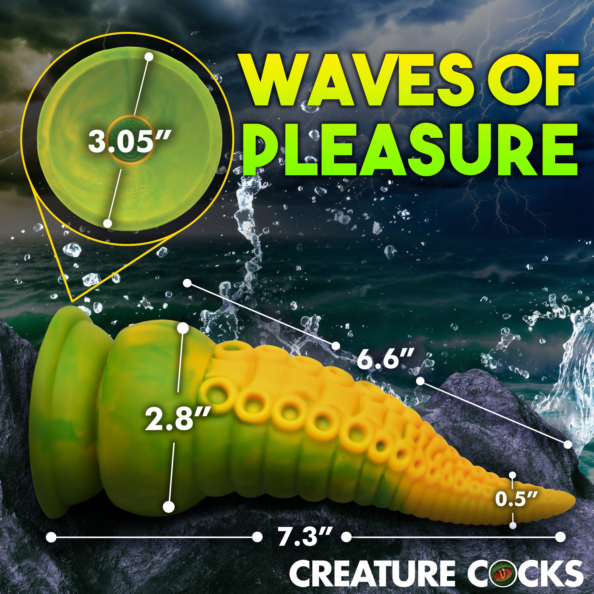 Monstropus 2.0 Vibrating Tentacle Silicone Dildo - Image 4