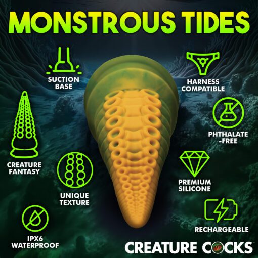 Monstropus 2.0 Vibrating Tentacle Silicone Dildo - Image 5