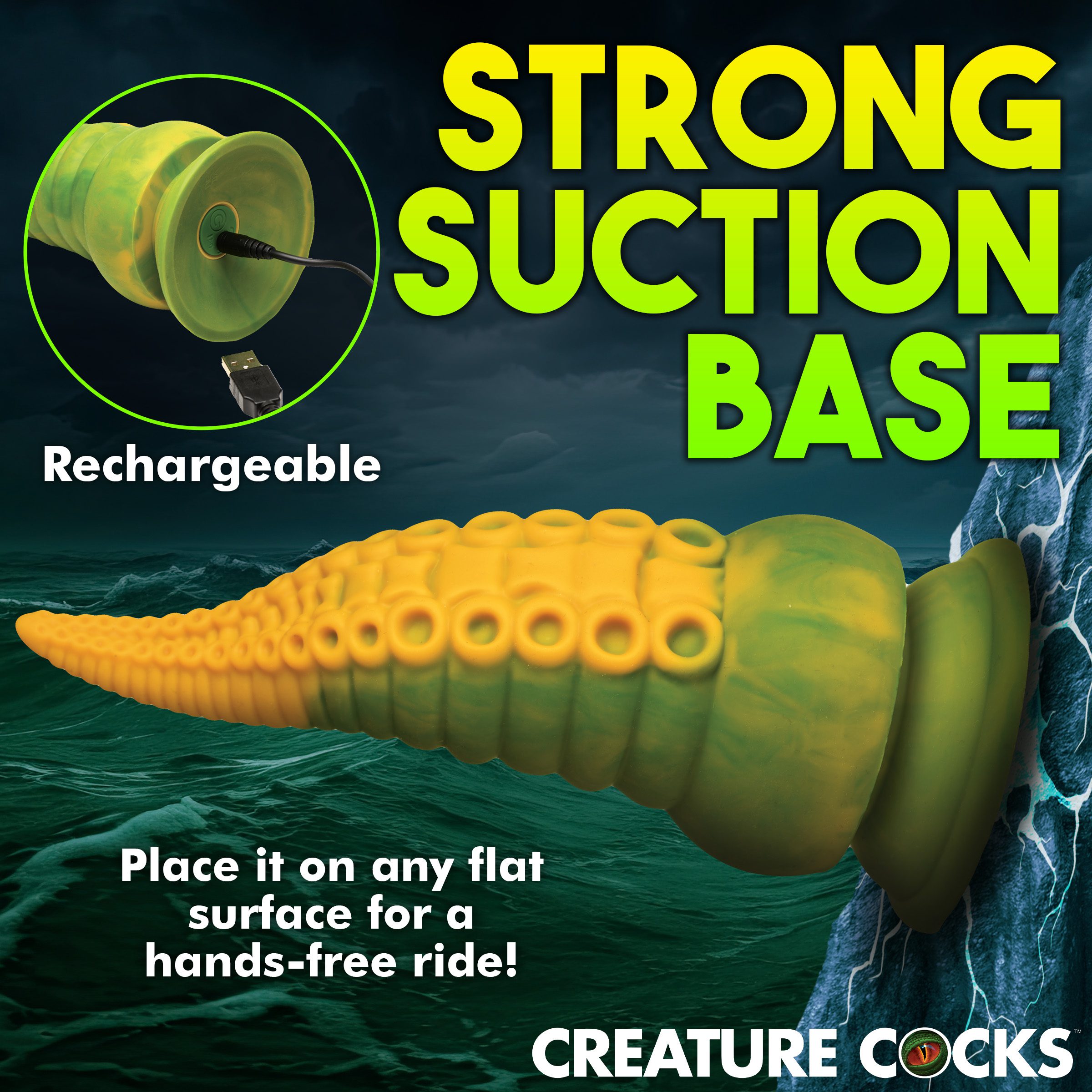 Monstropus 2.0 Vibrating Tentacle Silicone Dildo - Image 7