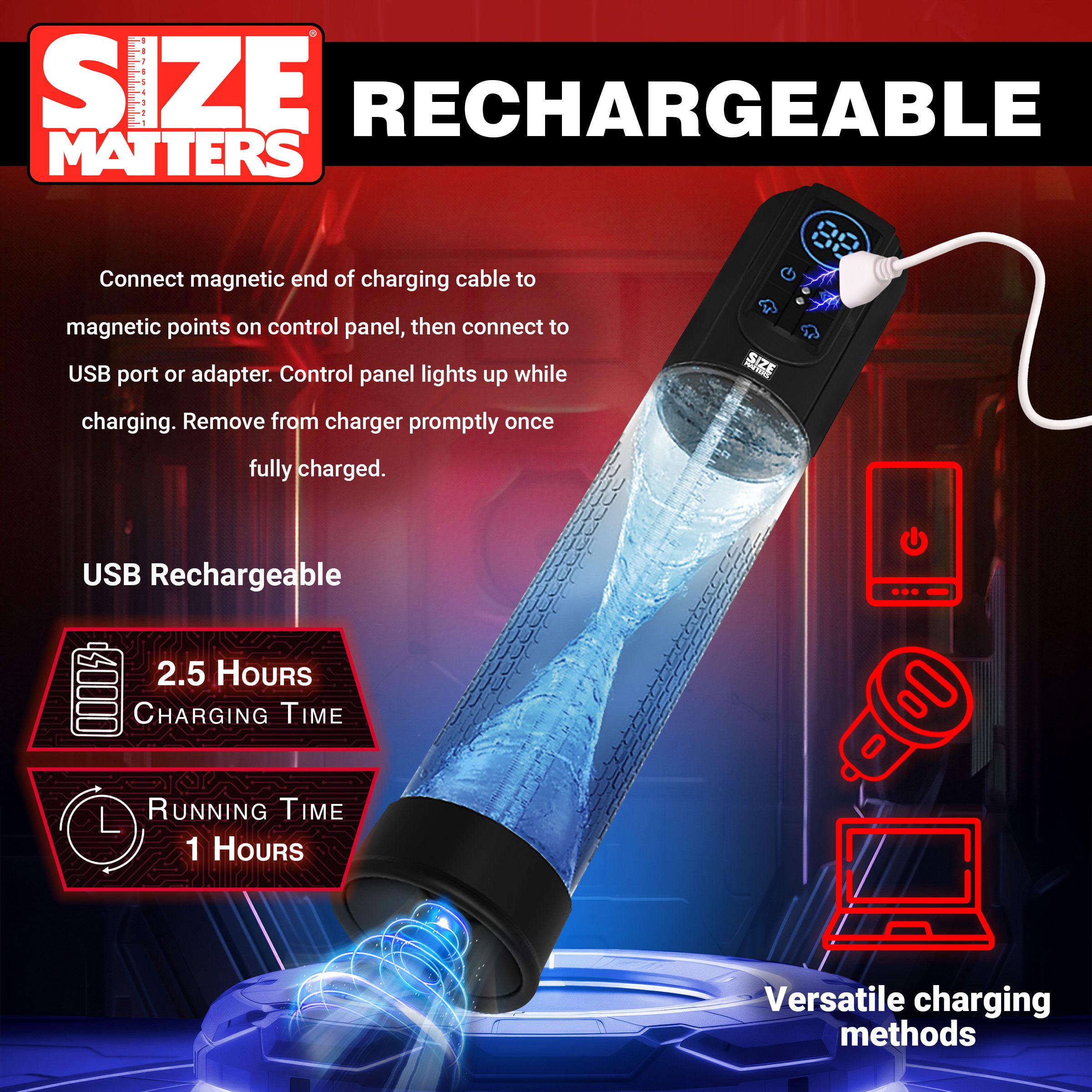 Sucking Penis Pump with Digital Display - Image 8
