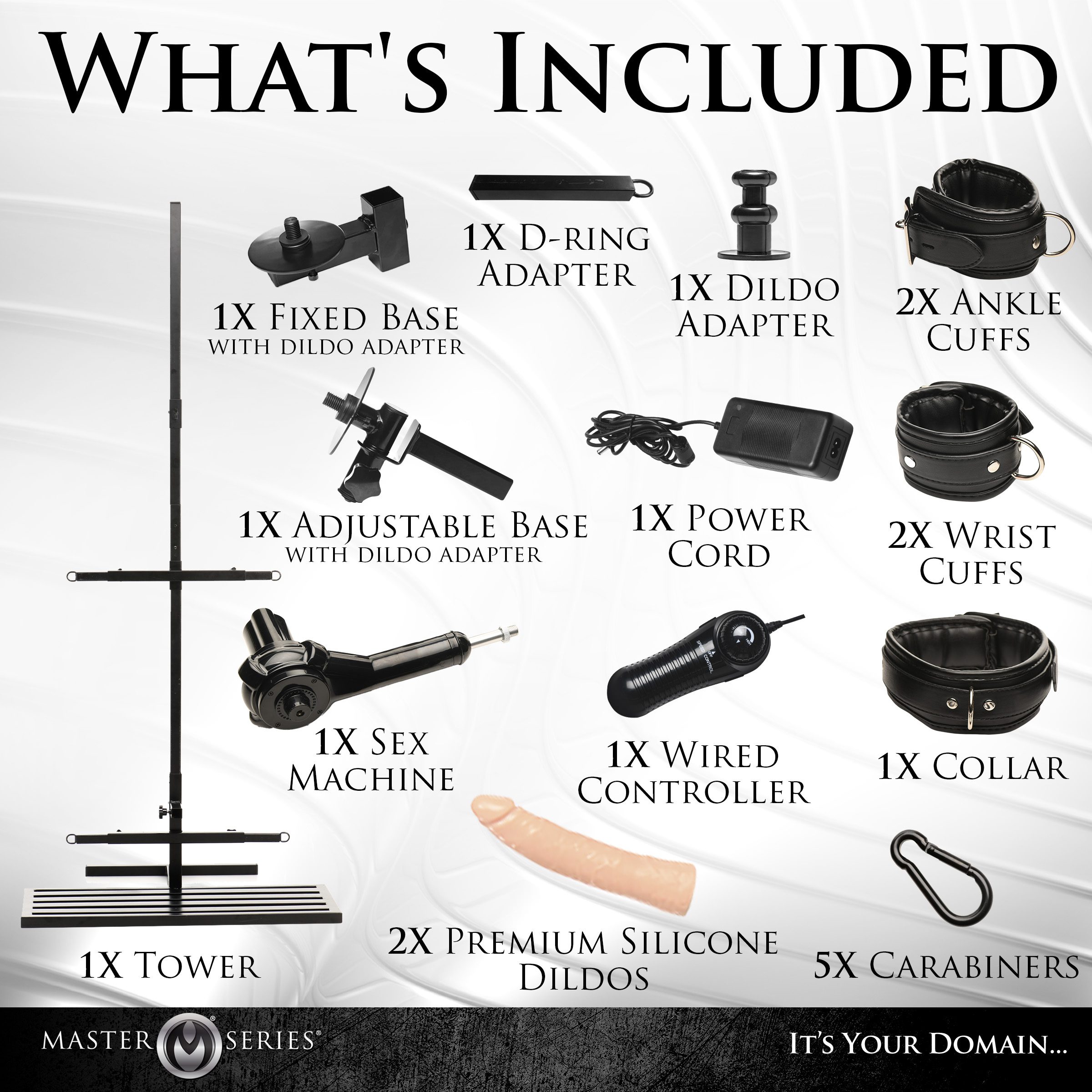 Ultimate Enforcer Forced Orgasm Tower with Sex Machine - Image 7