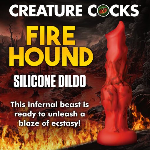 Fire Hound Silicone Dildo - Small - Image 2