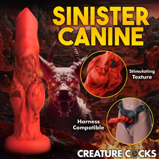 Fire Hound Silicone Dildo - Small - Image 6