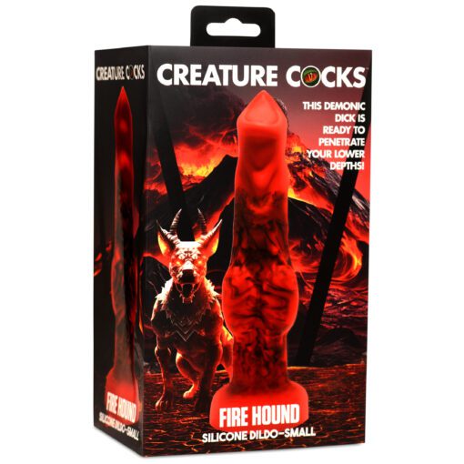 Fire Hound Silicone Dildo - Small - Image 9