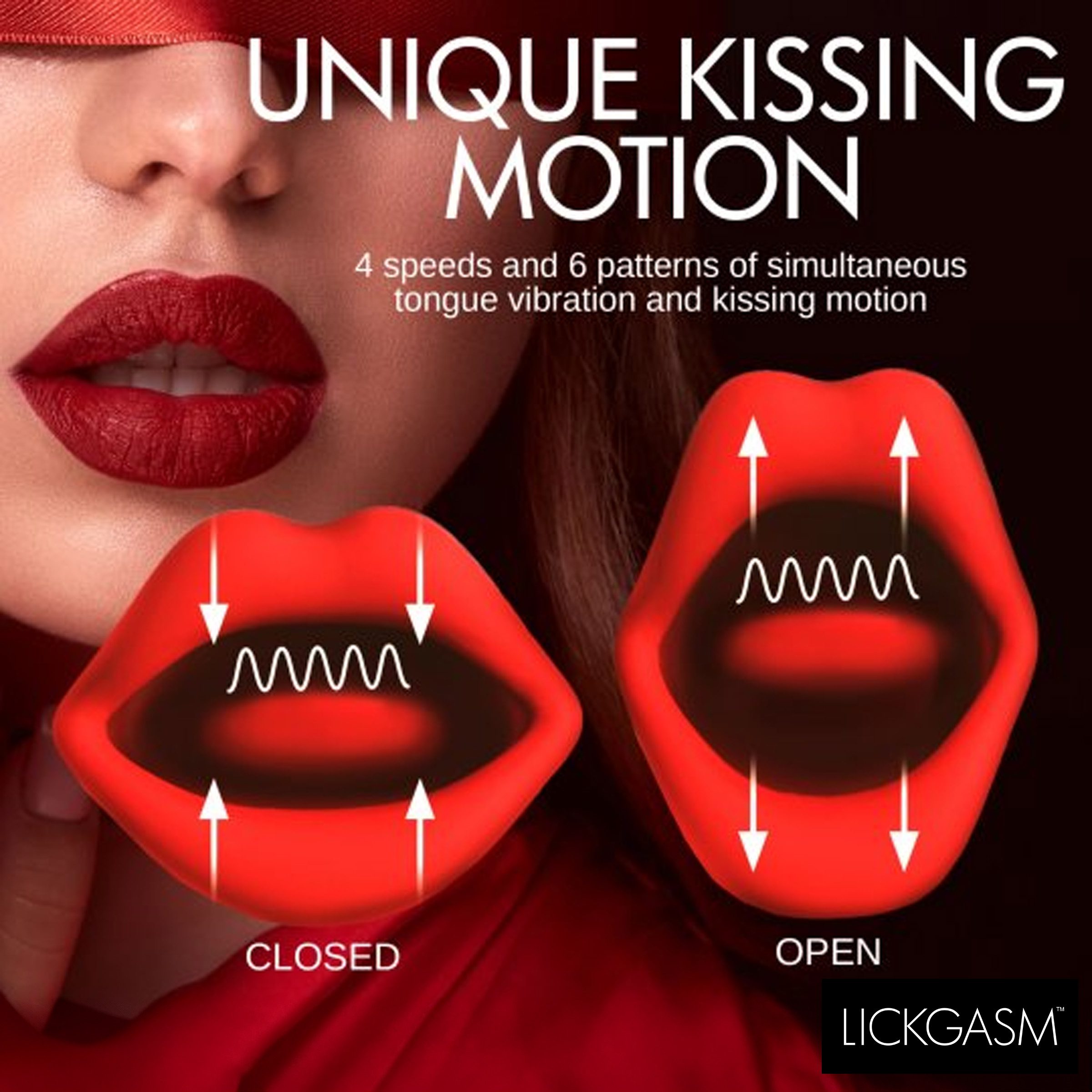 Magic Kiss Clitoral Stimulator with Thrusting Vibrator - Image 3