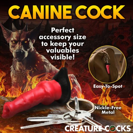 Hell Hound Mini Dildo Key Chain - Image 6