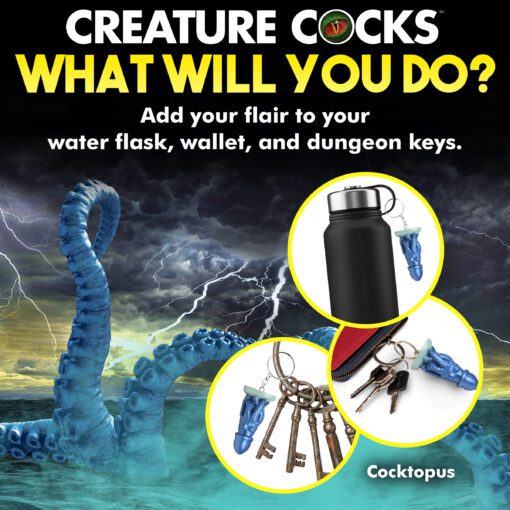 Cocktopus Mini Dildo Key Chain - Image 8