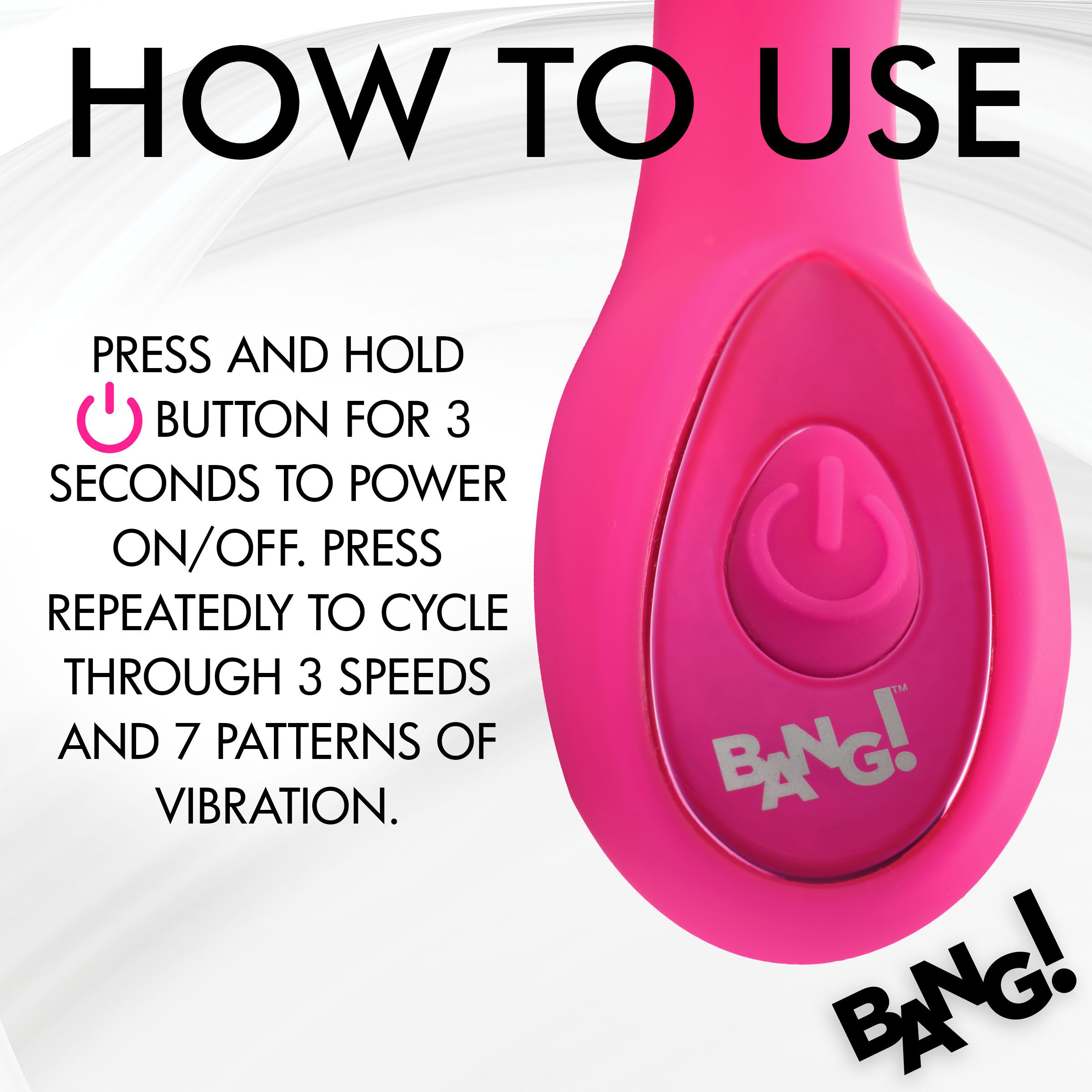 G-Spot Silicone Vibrator - Pink - Image 7