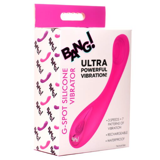 G-Spot Silicone Vibrator - Pink - Image 8