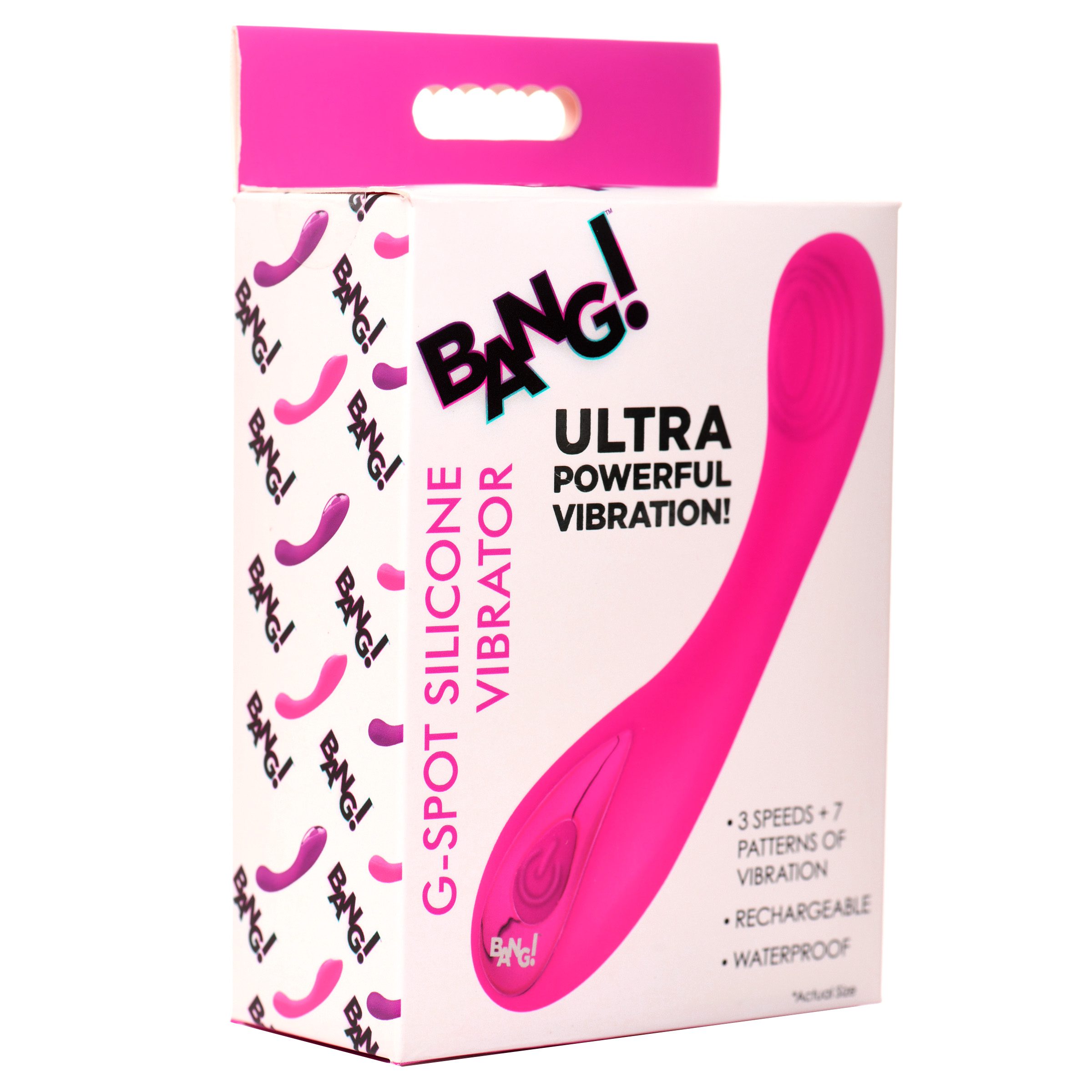 G-Spot Silicone Vibrator - Pink - Image 8