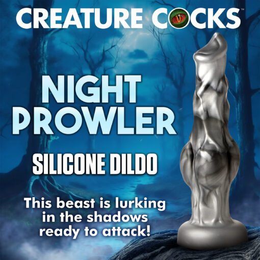 Night Prowler Silicone Dildo - Large - Image 2