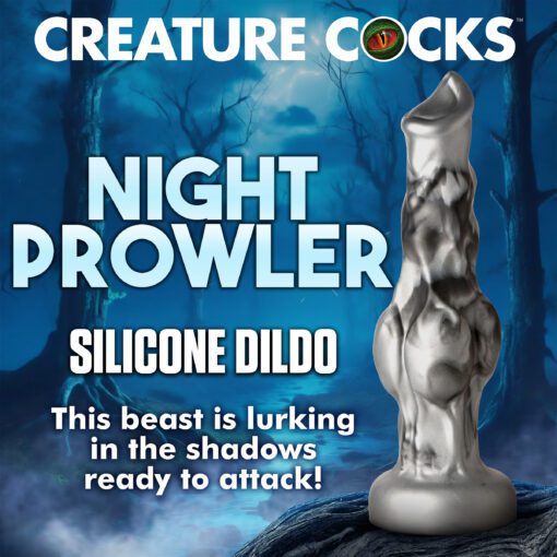 Night Prowler Silicone Dildo - Medium - Image 2