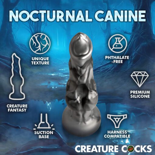Night Prowler Silicone Dildo - Small - Image 5