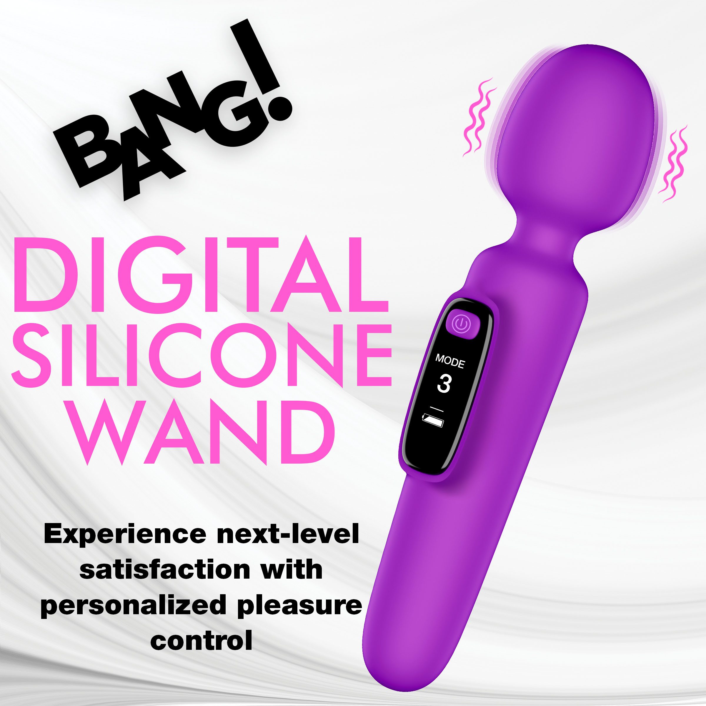 Digital Silicone Wand with Display - Image 2