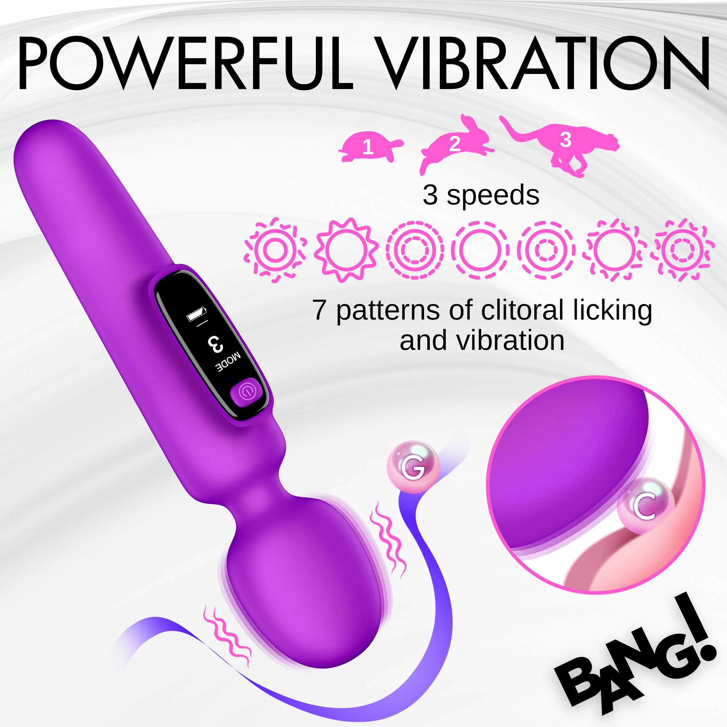 Digital Silicone Wand with Display - Image 3