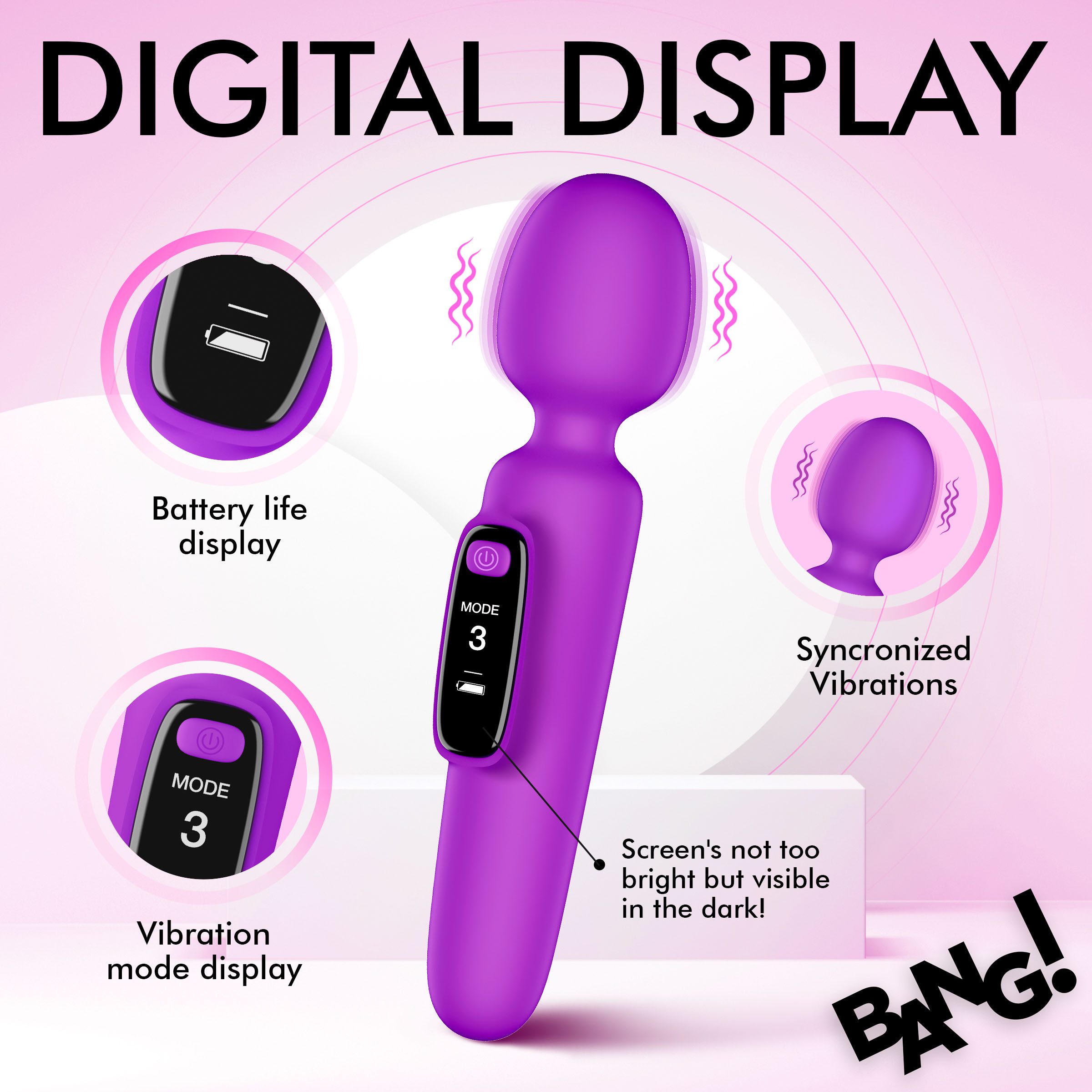 Digital Silicone Wand with Display - Image 6