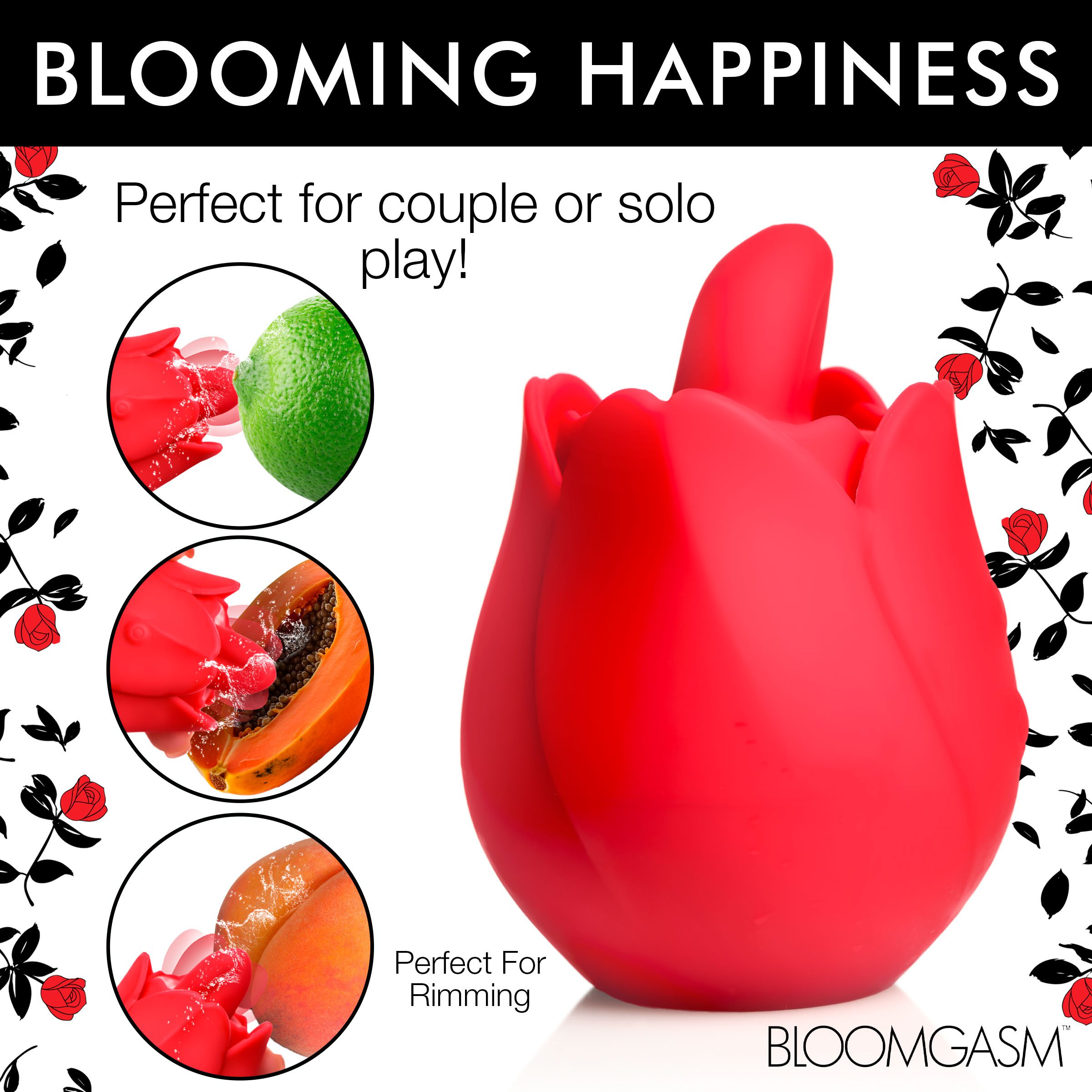 Rose Kisser Licking and Vibrating Digital Clitoral Stimulator - Image 3