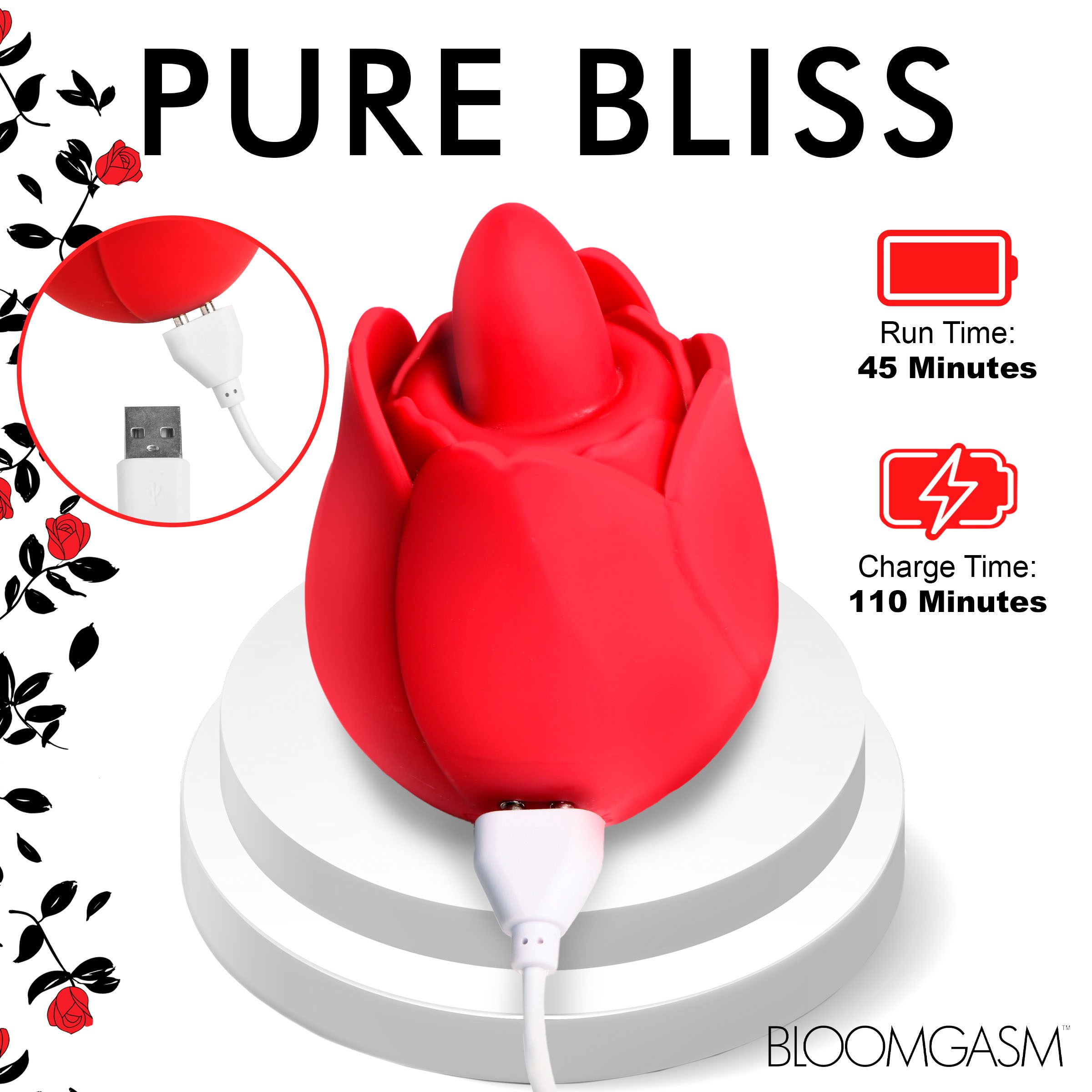 Rose Kisser Licking and Vibrating Digital Clitoral Stimulator - Image 7