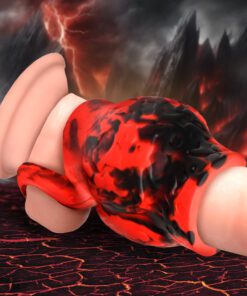 Hell Hound Silicone Girth Enhancer with Ball Strap - Large