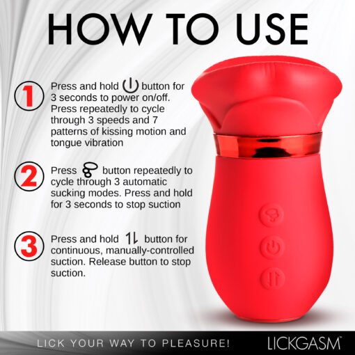Kiss Me More Kissing, Sucking and Vibrating Clitoral Stimulator - Image 7