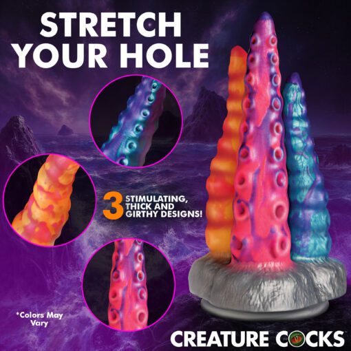 Tenta-Trio Silicone Dildo - Image 4