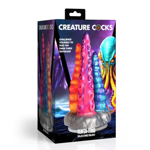 Tenta-Trio Silicone Dildo - Image 8