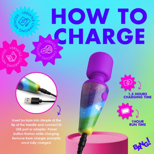 Rainbow Mini Silicone Wand - Image 5