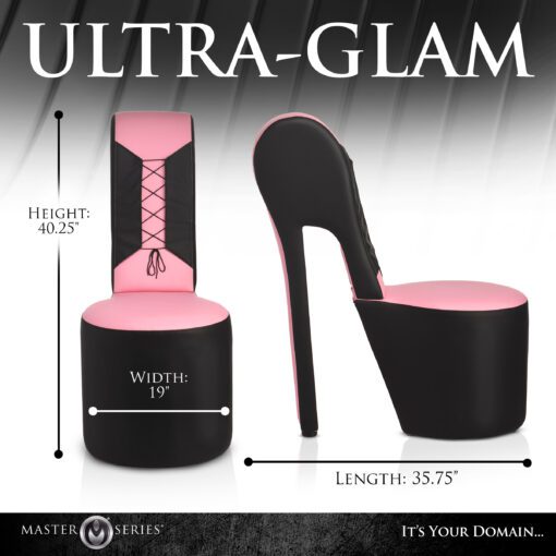 Stiletto Corset Chair - Pink - Image 5