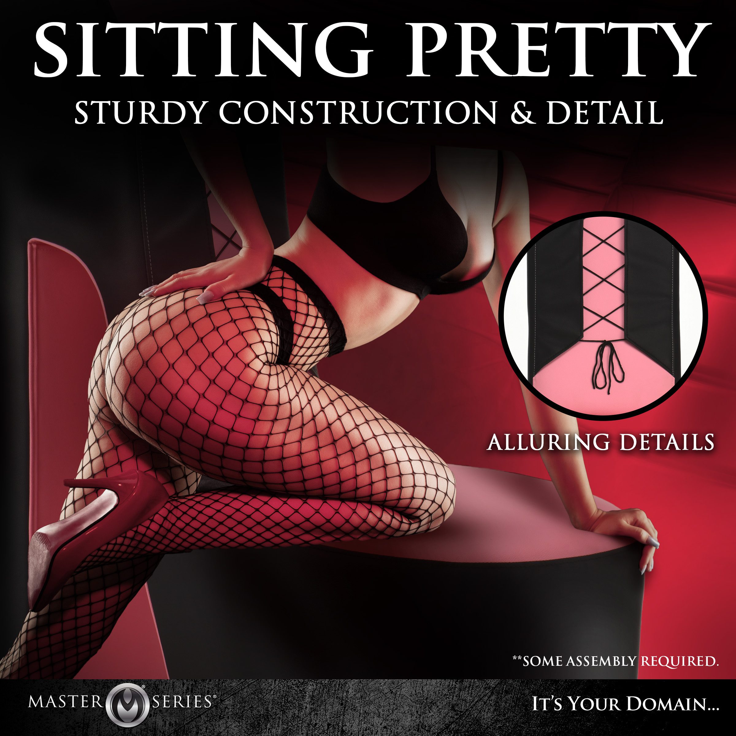 Stiletto Corset Chair - Pink - Image 6