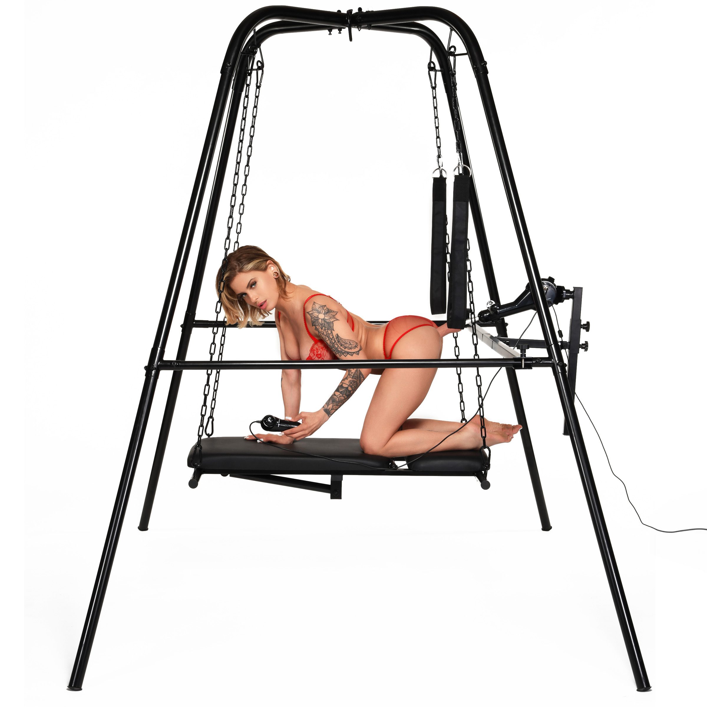 Throne Deluxe Adjustable Sling with Sex Machine - Image 7