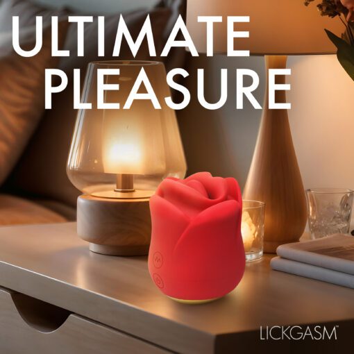 Sweet Kiss Kissing and Vibrating Clitoral Stimulator - Red - Image 2