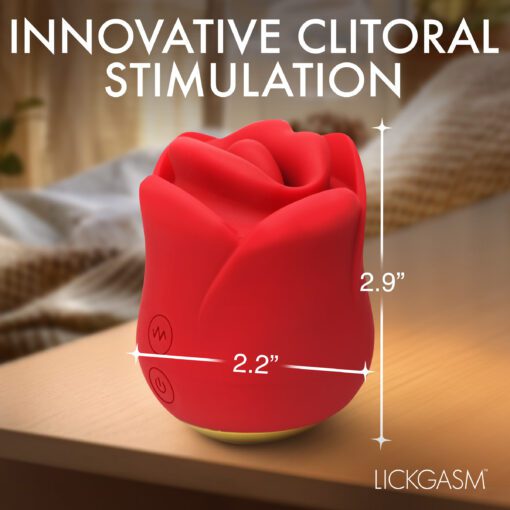 Sweet Kiss Kissing and Vibrating Clitoral Stimulator - Red - Image 5