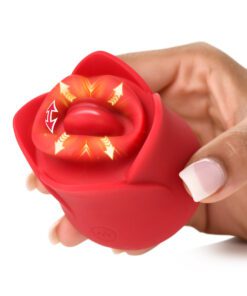 Sweet Kiss Kissing and Vibrating Clitoral Stimulator - Red