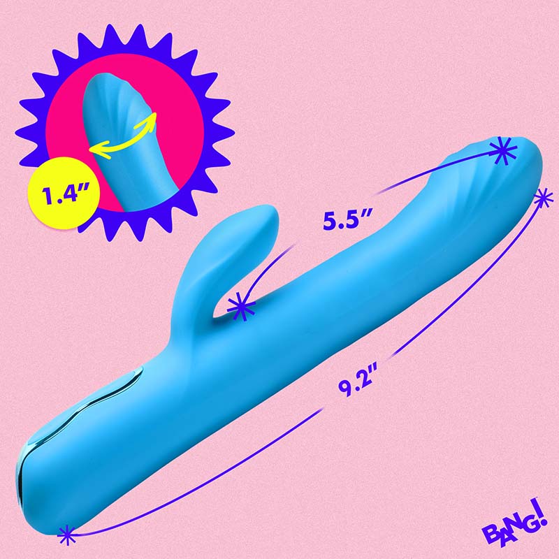 Rotating Beaded Silicone Rabbit Vibrator - Image 5