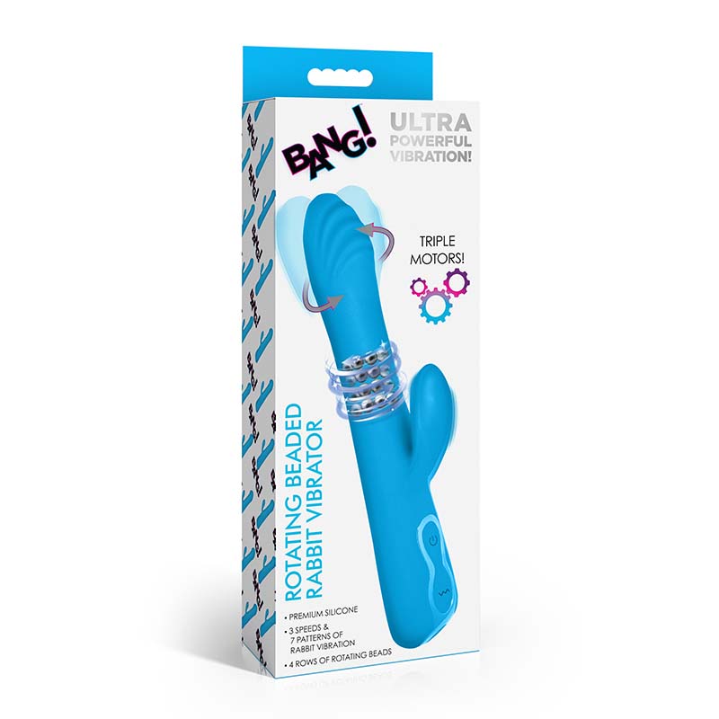 Rotating Beaded Silicone Rabbit Vibrator - Image 6