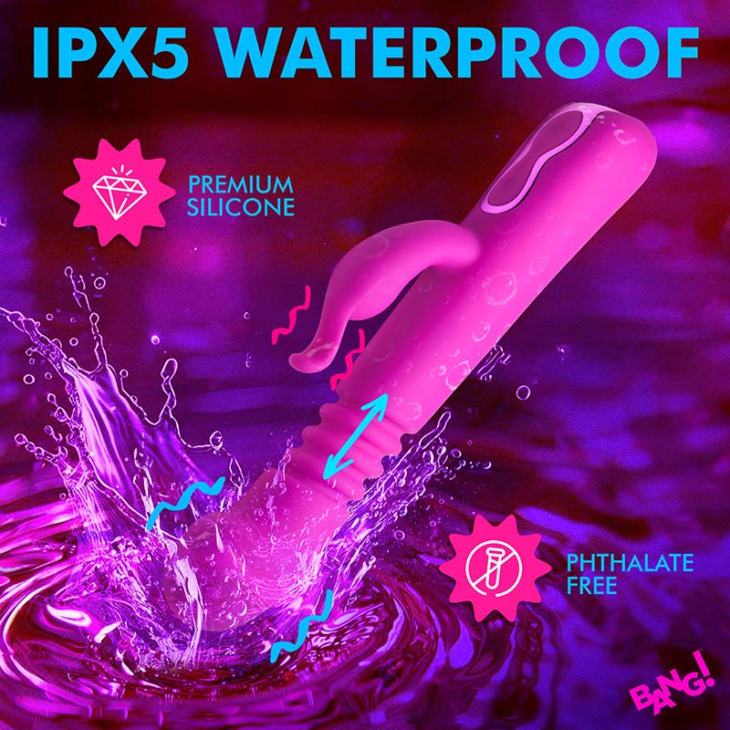 Thrusting Silicone Rabbit Vibrator - Image 4