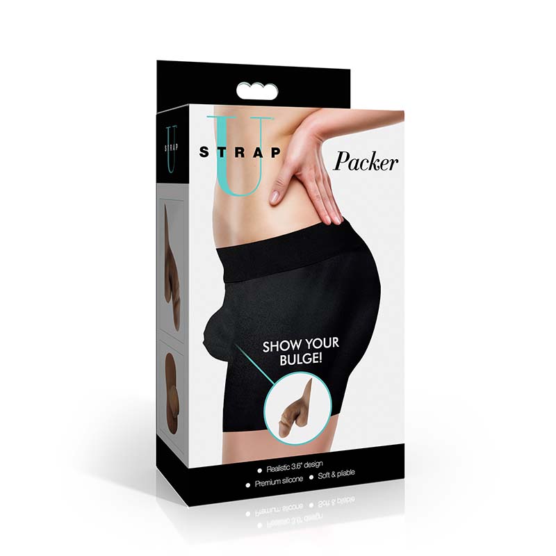 3.6" Silicone Packer Dildo - Medium - Image 6