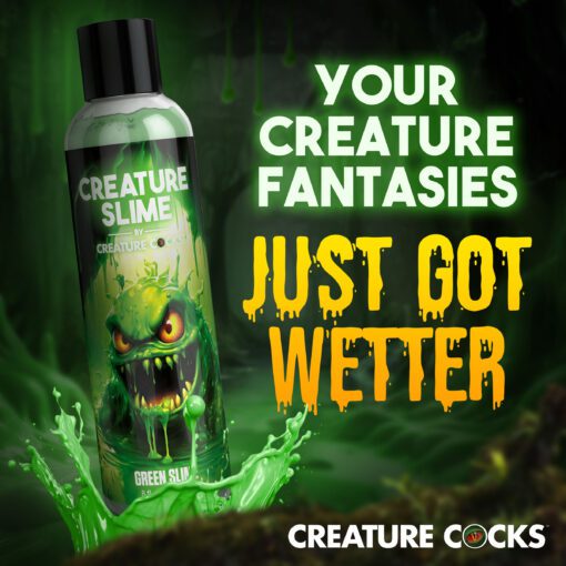 Green Creature Slime Water-Based Lubricant - 8oz - Image 3