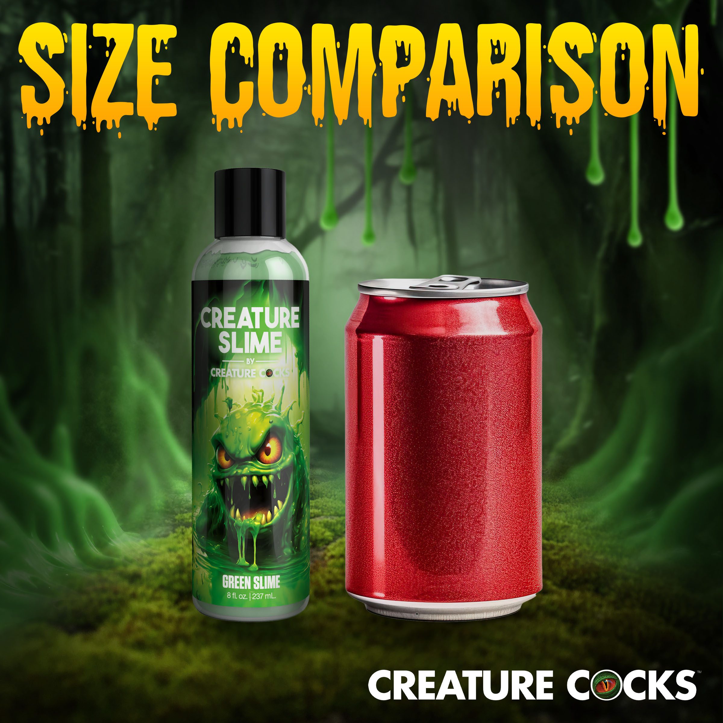 Green Creature Slime Water-Based Lubricant - 8oz - Image 7