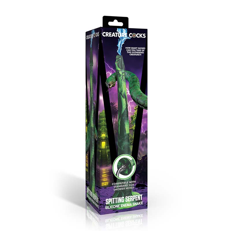 Spitting Serpent Silicone Enema Snake - Image 7