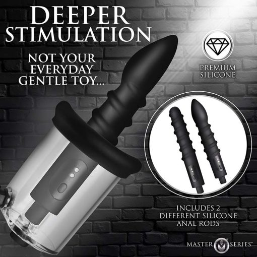 Rosebud Driller Deluxe Set Vibrating Silicone Rosebud Pump - Image 4