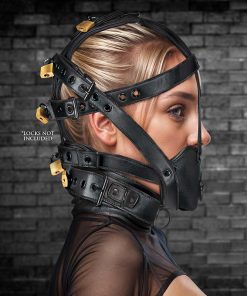 Lockable Head Harness with Muzzle