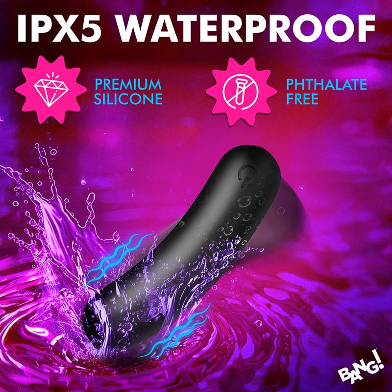 Flexible Silicone Bullet - Black - Image 3