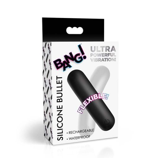 Flexible Silicone Bullet - Black - Image 5