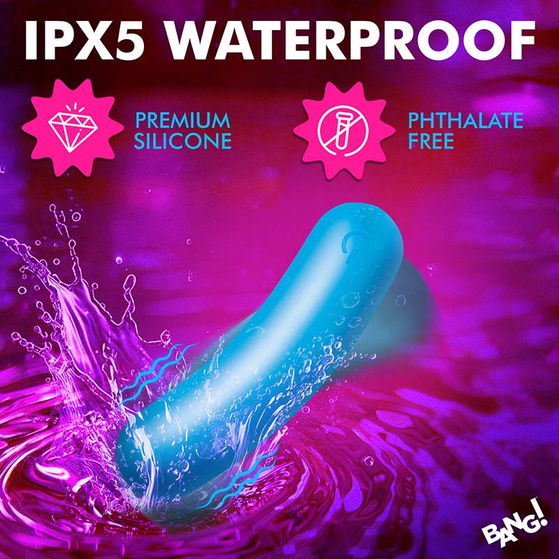 Flexible Silicone Bullet - Blue - Image 3