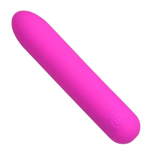 Tapered Flexible Silicone Bullet - Pink - Image 6