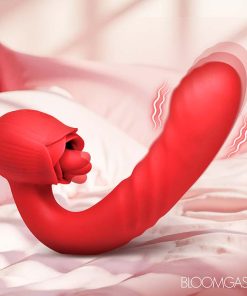 Boom Bloom Thrusting & Licking Rose Vibrator