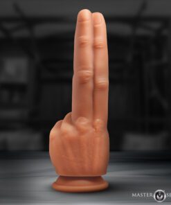 The Pleaser Double Finger Silicone Dildo